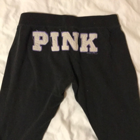 VS PINK a black joggers - Picture 2 of 2